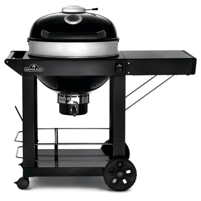 Napoleon PRO Charcoal Kettle 22" Grill with Cart PRO22K-CART-3