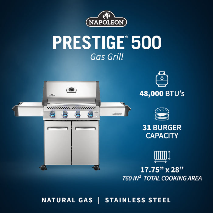 Napoleon Prestige 500 Gas Grill P500-3