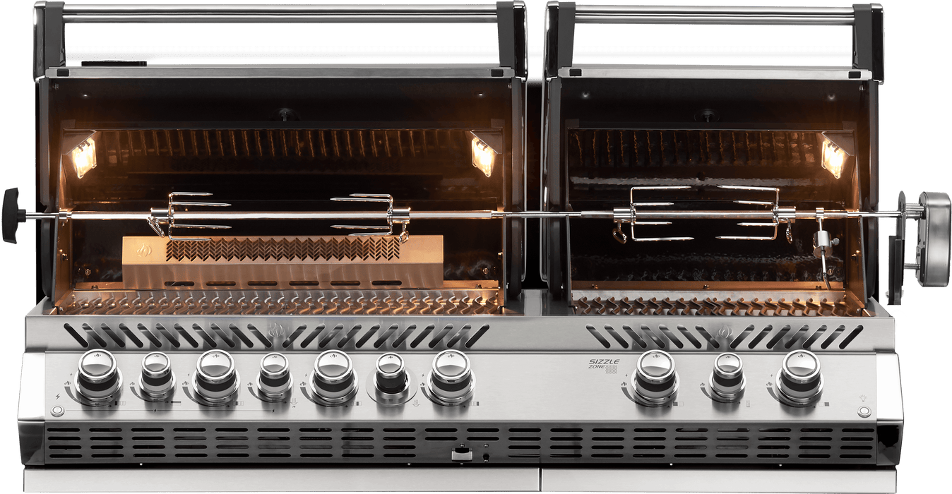 Napoleon Prestige PRO 825 Built-In Grill with Infrared Rear Burner and Infrared Sear Burners BIPRO825RBI-3